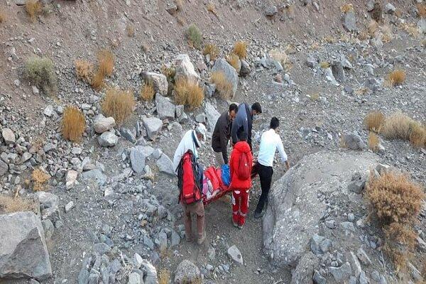 سقوط بانوی کوهنورد از ارتفاعات کوهپایه سقوط بانوی کوهنورد از ارتفاعات کوهپایه