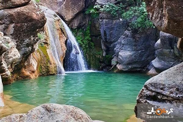 عکس، آبشار کبوتر لانه مجموعه ای از طبیعت بکر لرستان
