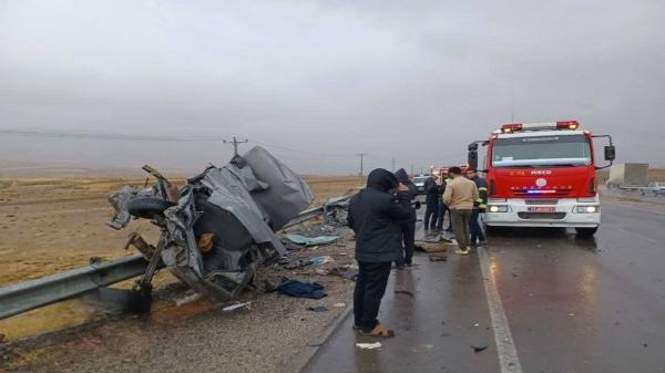 حادثه رانندگی در محور بروجن به خوزستان با 3 کشته و زخمی